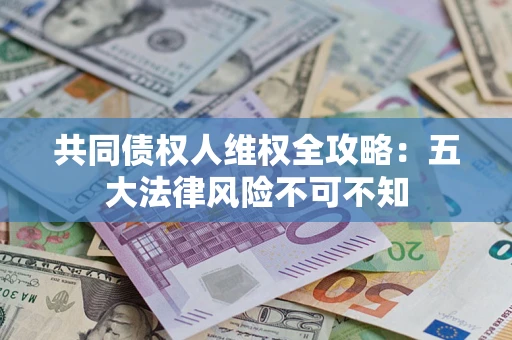 北京共同债权人维权全攻略：五大法律风险不可不知