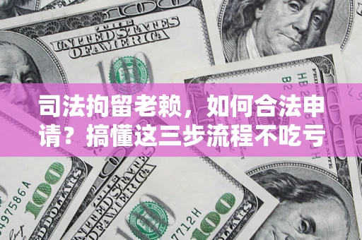 北京司法拘留老赖，如何合法申请？搞懂这三步流程不吃亏！