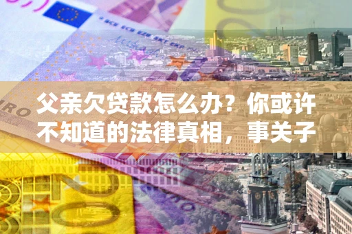 北京父亲欠贷款怎么办？你或许不知道的法律真相，事关子女未来