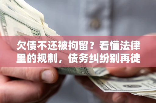 北京欠债不还被拘留？看懂法律里的规制，债务纠纷别再徒劳奔波