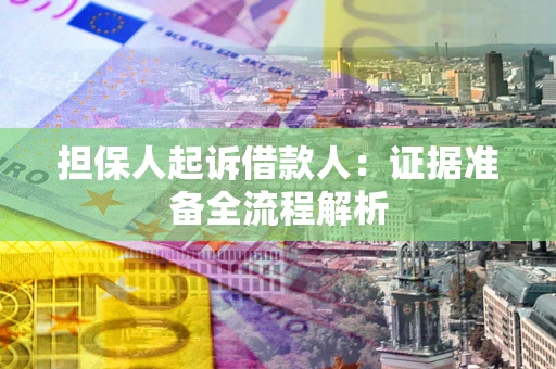 北京担保人起诉借款人：证据准备全流程解析