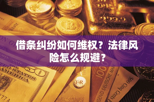 北京借条纠纷如何维权？法律风险怎么规避？